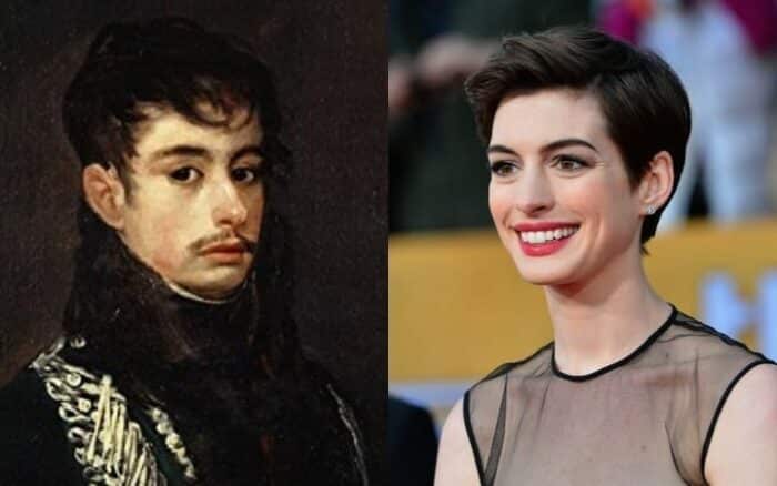 Celebrity Look-Alikes: Anne Hathaway Looks Like This Goya 