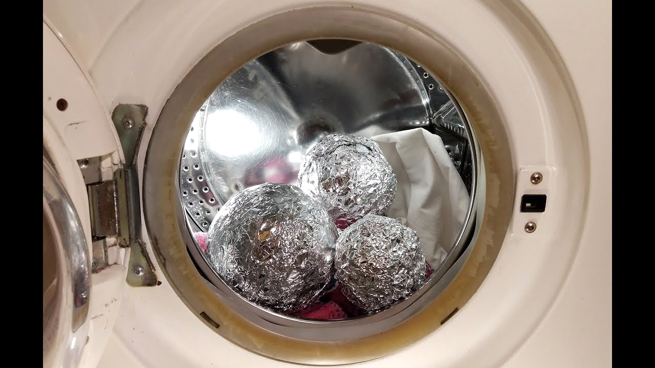 aluminium balls in the washing mashine