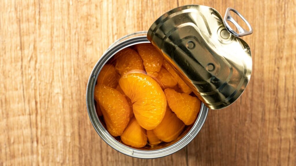 canned tangerine